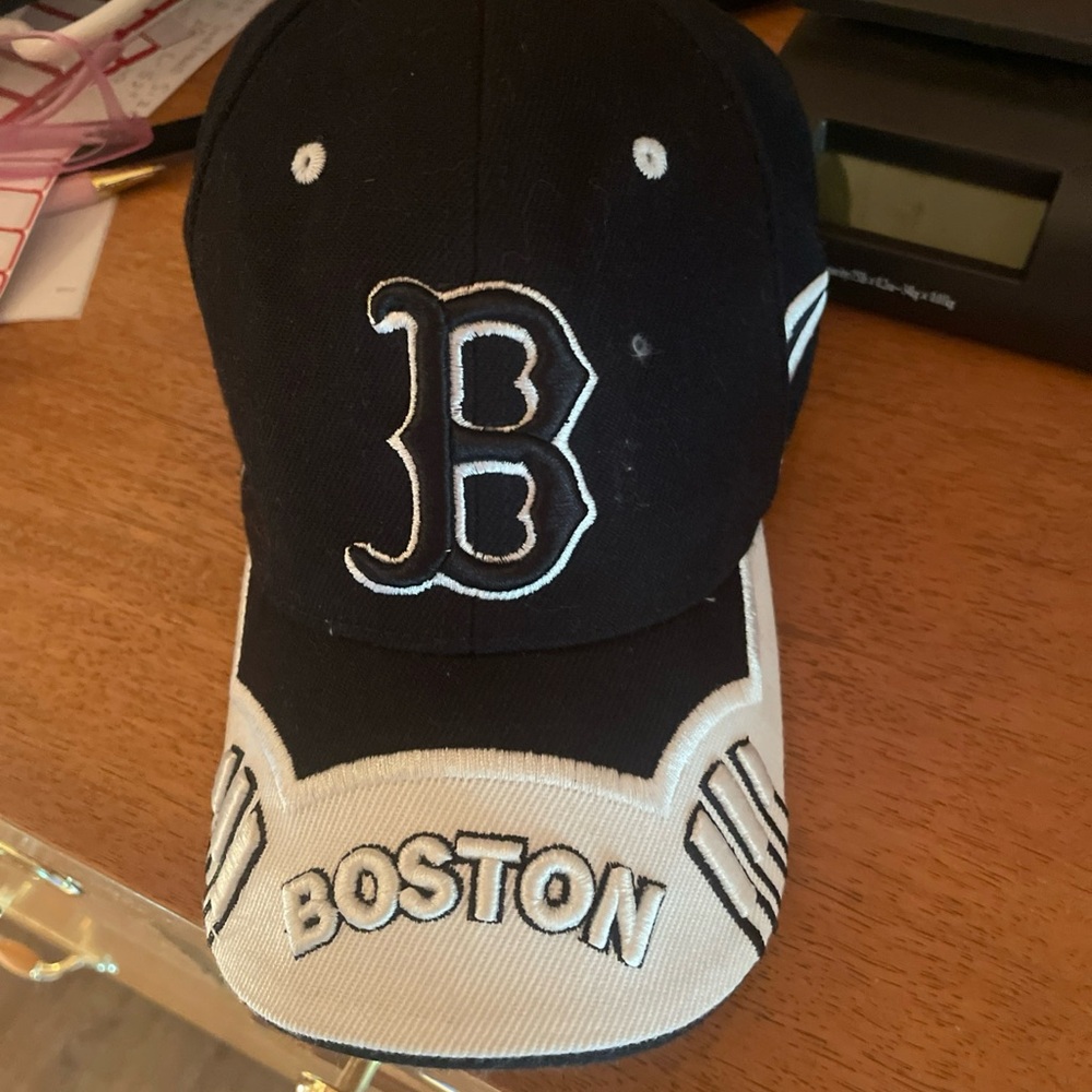 Boston Baseball Cap with Embroidered 'B'